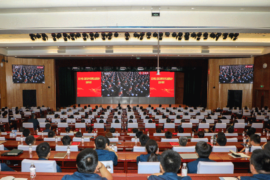 山東重工集團(tuán)集中收聽收看紀(jì)念中國(guó)人民抗日戰(zhàn)爭(zhēng)暨世界反法西斯戰(zhàn)爭(zhēng)勝利80周年大會(huì)